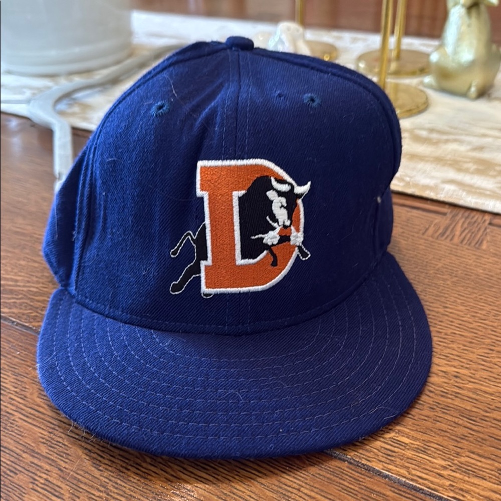 New Era Blue and Orange Fitted Hat